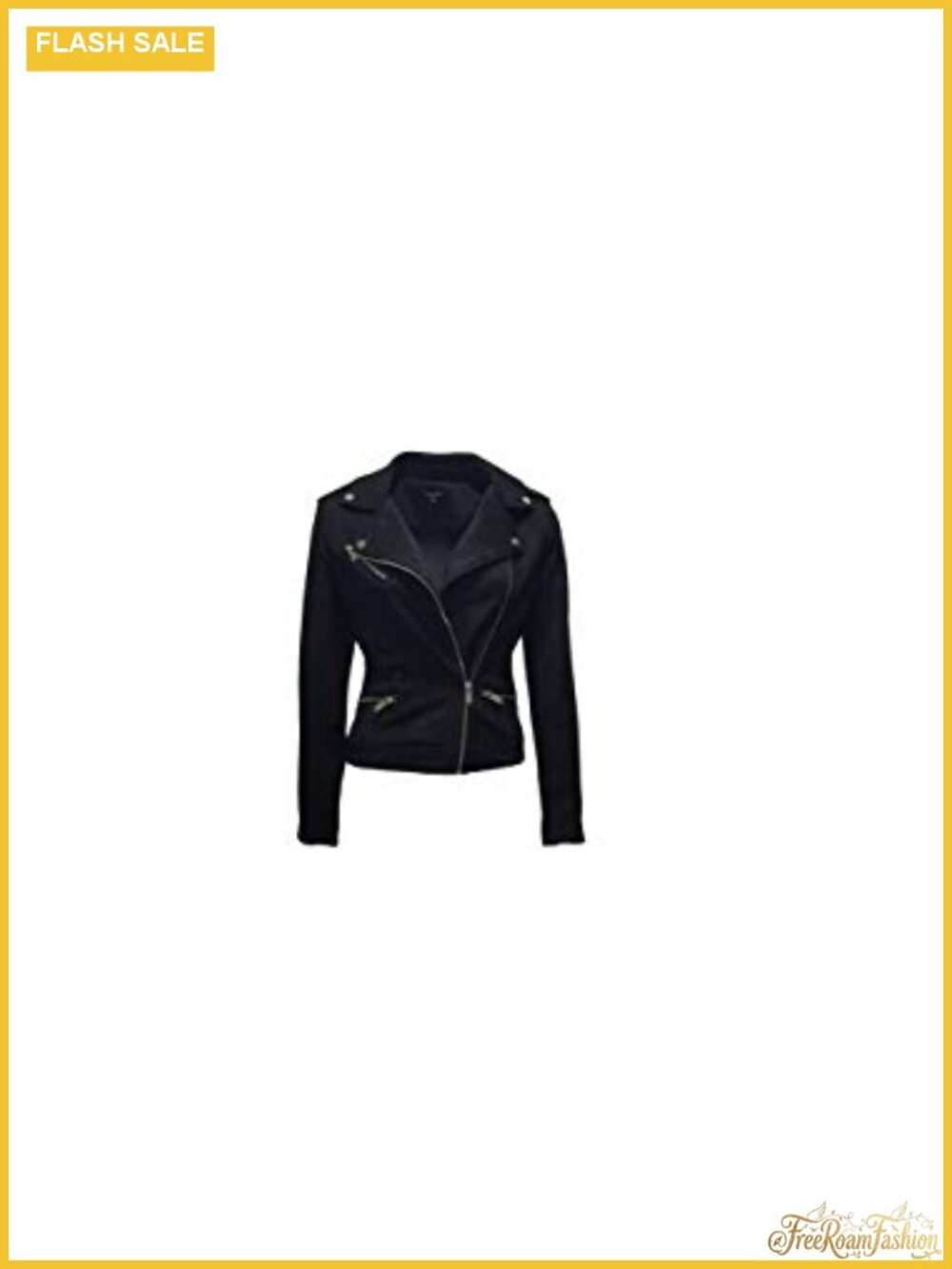 Faux Suede Jacket Women Long Sleeve Zip Up Casual Outwear